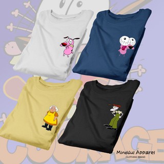 COURAGE THE COWARDLY DOG POCKET PRINT | MINDFUL APPAREL T-SHIRT