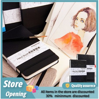 【Ready Stock】POTENTATE Mini Drawing Notebook For Watercolor_300GSM Paper/24 Sheets/4 Color Options