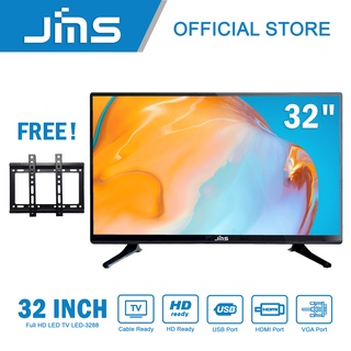 JMS Slim HD Ready LED TV Screen 32" Inch USB HDMI LED TV 32 With Wall Bracket LED-3288