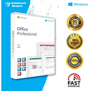 Office 2019 Original (Direct website download) 25digit Product key Microsoft License