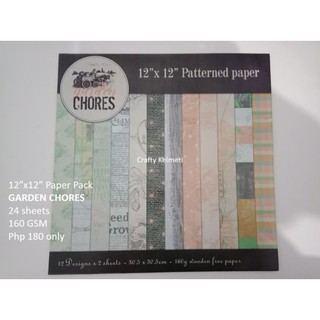 Paper Pack 12"x12" Garden Chores