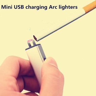 Windproof Flameless Lighter Small USB Charging Cigarette Lighter Single Arc Electronic Lighter (3)