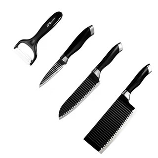 ♥304 stainless ♥steel kitchen knife cut meat slicing knife knifed bone scissors kitchen knives set (5)