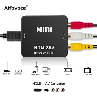 Alfavoce HDMI-compatible to AV (RCA) Converter HDMI-compatible to AV Adapter HDMI2AV Converter for