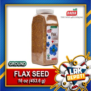 Badia Organic Ground Flax Seed 16oz / 453.6g (Rich in OMEGA-3) Flaxseed (1)