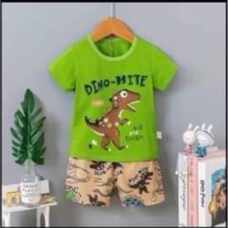 Baby & Kids Terno Wear T Shirt+Shorts For Boys Set Clothing