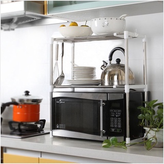 ❡﹊✓TW.Ph Multifunctional microwave oven stainless steel shelf storage rack adjustable microwave oven