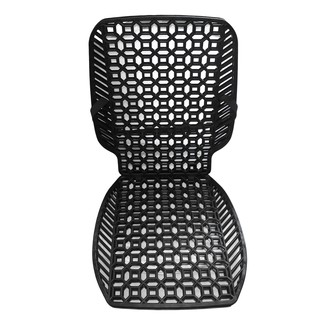 Techno G TG-BRC-BLK Car Seat Backrest Cushion Support - Black Office Chair (2)