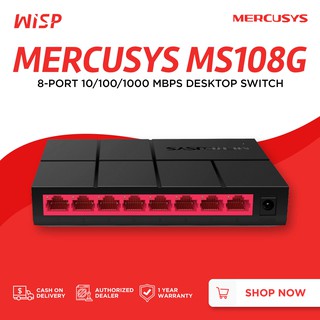 Mercusys MS108G Switch 8-Port 10/100/1,000 Mbps Gigabit Switch