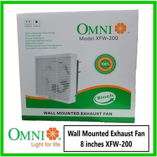 Omni Wall Mounted Exhaust Fan 8 inches XFW-200 100% Pure Copper Original Authentic
