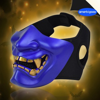 Stock Halloween Evil Demon Prajna Smile Face Mask Props