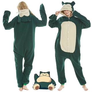Pokemon Kigurumi Snorlax Cosplay Pajamas Jumpsuit Adult Sleepwear Onesie