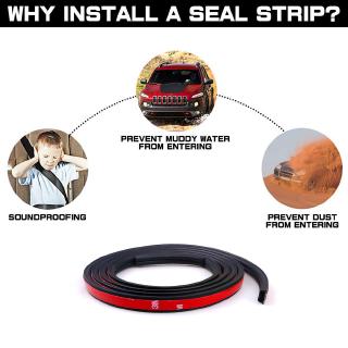 Universal Car Door Edge Scratch Protector 2M Strip Sealing Guard Trim Automobile Door Stickers P Z D Shape (4)
