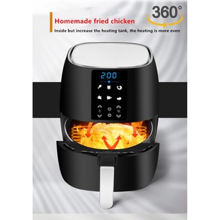 【1 year warranty】 Air Fryer Home Smart 5.5L Large Capacity Air Fryer 220 V