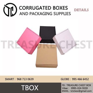 Carton Boxes✗ON HAND Carton box corrugated cardboard packaging PINK/ WHITE | BLACK/Kraft Mailer Corr