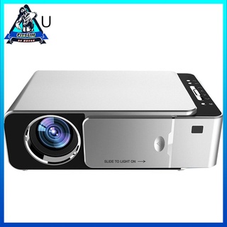[INStock] T6 Full Hd Led Projector 4K 3500 Lumens Hdmi Usb 1080P Portable Cinema Beamer Wired same screen WIFI projector