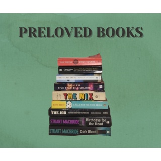 PRELOVED BOOKS (NOVELS) - PART 1