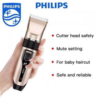 PHILIPS Hair Clipper Grooming Kit Cordless Rechargeable USB razor hair cut clippers for barbers COD (1)