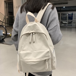 Fashion Canvas Backpack Women Anti-theft Shoulder Bag Teenager Girl School Bag