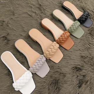 ✺✿ஐKimi Vinia 1" Heels Trendy Braided Strap Sandals (3)