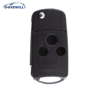 Dovewill 3 Button Car Remote Flip Key Shell Case for Subaru Forester Outback