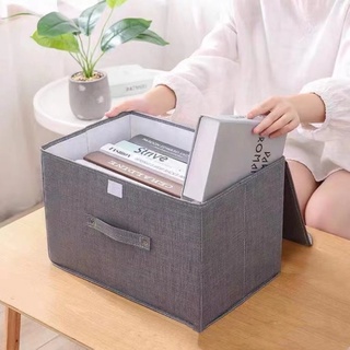 012- Foldable Storage Box Organizer With Lid Large Capacity Dust-proof Sundries Clothes Sorting Box