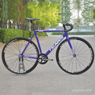 2021 New TSUNAMI SNM100 FIXED GEAR BIKE Aluminum Frame Single Speed Fixie Bike Track Bicycle With Be
