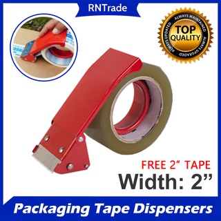 2 Inches Metal Tape Dispenser For Packaging (FREE PACKAGING TAPE)