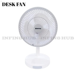 New productSpecial offer✟Rechargable Desk Fan With Emergency Light Sofitec SDF-9296-7 Electric Fan W