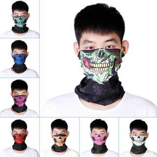 Skull Face Shield Mask Bandanas Skeleton Motorcycle Scarf (3)