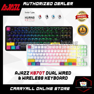 AJAZZ K870T Dual Wireless & Wired Gaming Mechanical Keyboard