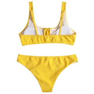 Kily.PH Buttons Two Piece Bikini Swimsuit Swimwear 1A0019 (4)