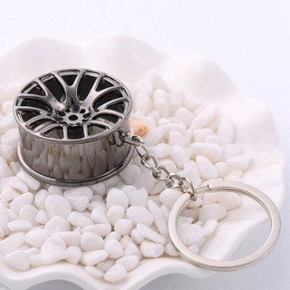 Luckylemon Car Keychain Wheel Tire Styling Creative Car Key Ring Auto Car Key Chain Keyring (4)