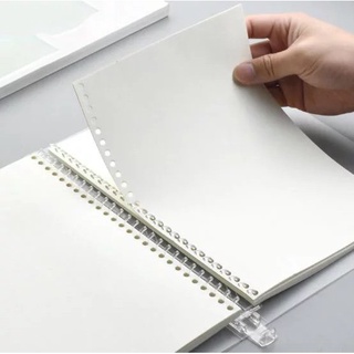 Loose Leaf☇❇۩Loose leaf Binder Notebook Refill A5/B5/ A4 20/26/30 holes