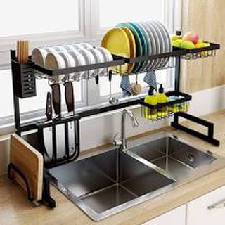 Sink Draining Shelf Dish Rack Kitchen Shelves Household Products Appliances Storage Basket Put Dish (1)