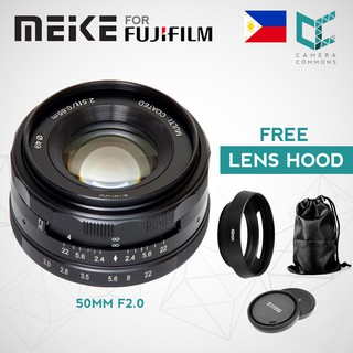 Meike MK-50mm F2.0 50mm f 2.0 Large Aperture Manual Focus lens fit Fujifilm X Mount (1)