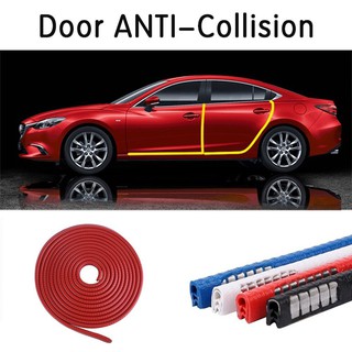 5M Car Door Edge Guard Scratch Strip Anti Collision Rubber Sealing Trim Bumper Protection Sticker