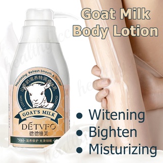 Goat milk body Lotion Permanent Whitening Body Lotion Lightening Hydrating Body Cream Skin Care