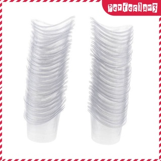 [In stock ] Portable 5ml Disposable Eye Wash Flush Cups Plastic Measuring Cup - 100Pcs