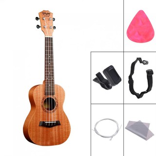 23 Inch Full Kits Ukulele Wood Hawaiian Four String Guitar