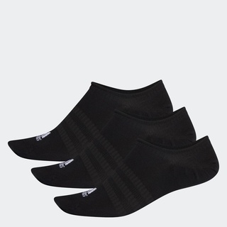 adidas TRAINING No-Show Socks 3 Pairs Unisex Black DZ9416