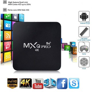 mouse keyboard✌❃4GB+64GB MXQ PRO 5G 4K Android Ultra HD TV Box #Android 10.1 WIFI:2.4G/5G
