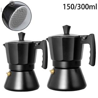 Aluminum Moka Espresso Coffee Maker Percolator induction cooker Pot 150/300ML
