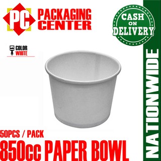 850cc Paper Bowl by 50pcs per pack. COD Nationwide!