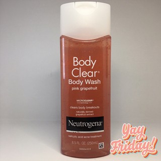 Neutrogena Body Clear Pink Grapefruit Acne Body Wash (1)