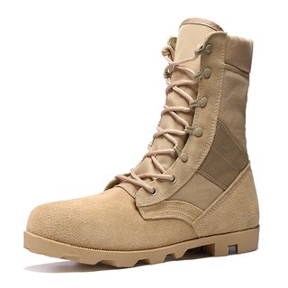 Men's Military Jungle Boots Full Grain Speedlace Desert Boot (1)