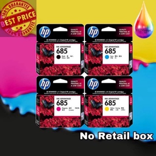 ☋❣Genuine HP 685 Ink Advantage BCYM (NO BOX)