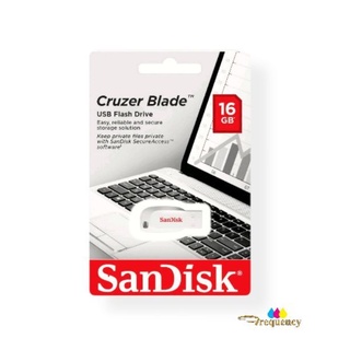 Sandisk Cruzer Blade USB Flash Drive 16GB White (1)
