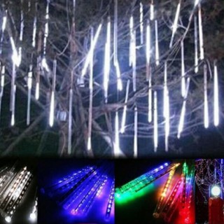 OK10cm Meteor Shower Rain Light Tubes Christmas Lights 16in1