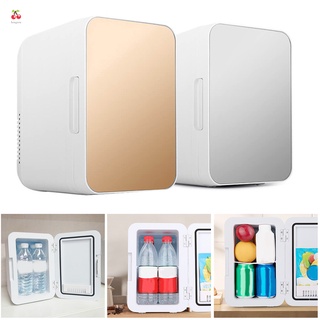 8L Mini Fridge Compact Mini Refrigerator Cooler and Warmer Single Door Mini Freezer for Cars Homes Offices Dorms